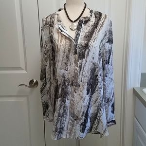 Mossimo Women's Animal Print Tunic, Size L